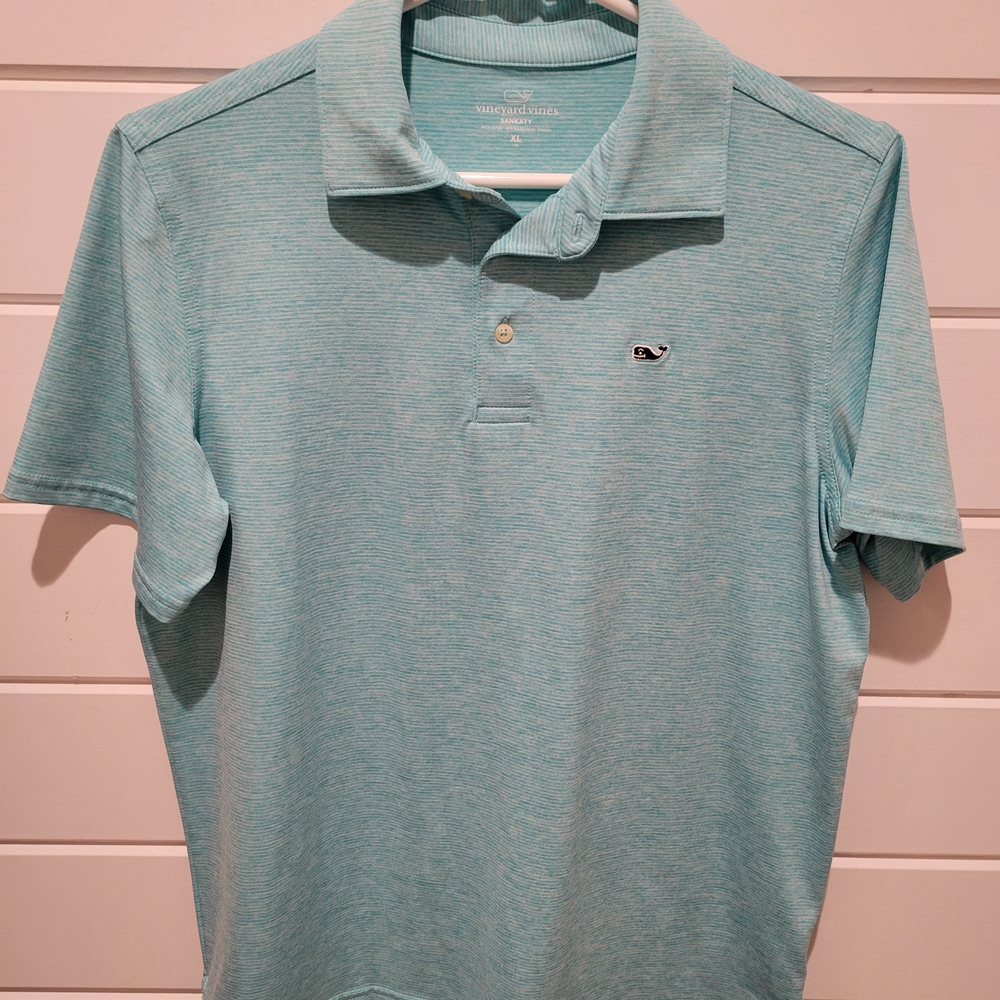Vineyard Vines Teal Polo Shirt